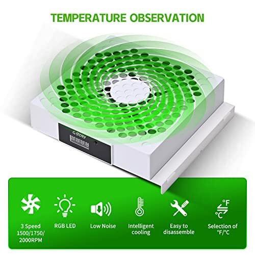 GSTORY Cooling Fan for Xbox Series S with Automatic Fan Speed