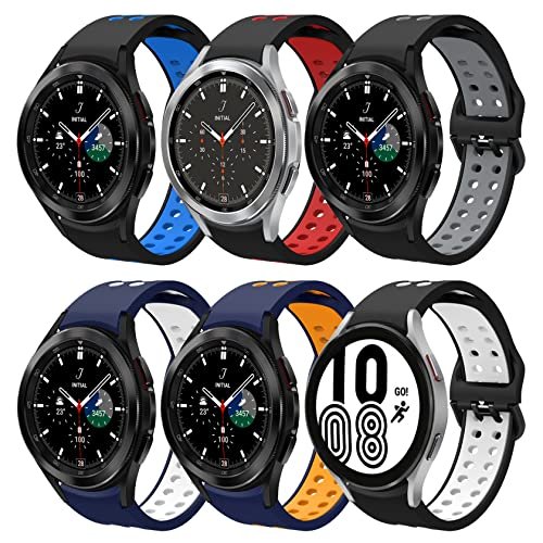Wizvv 6 Pack Compatible With Samsung Galaxy Watch 5 Pro Band 45Mm