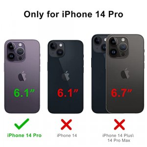 NIFFPD iPhone 14 Plus Case with Screen Protector, Shockproof Full Coverage  Protective Cover Phone Case for iPhone 14 Plus 6.7 Black