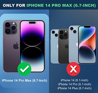 Shields Up Designed for iPhone 14 Pro Max Case, Minimalist Wallet Case with Card Holder (3 Cards) & Ring Kickstand/Stand, [Drop Protection] Slim Prot