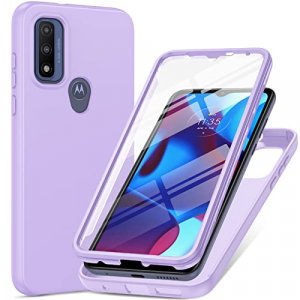 for Motorola Moto-G Pure Phone Case: Silicone Matte Case 360 Full Protection - Rugged Bumper Durable Shockproof Drop Protective TPU Cell Phone Cover