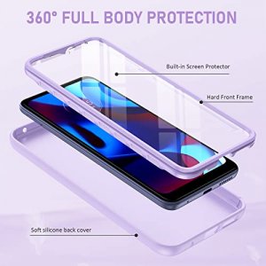 for Motorola Moto-G Pure Phone Case: Silicone Matte Case 360 Full Protection - Rugged Bumper Durable Shockproof Drop Protective TPU Cell Phone Cover