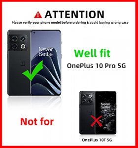 for Oneplus 10 Pro Case Shockproof: Dual Layer Protective Heavy Duty Cell Phone Cover Rugged with Non Slip Textured Back - Military Protection Bumper