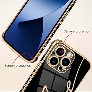 WOLLONY Luxury Elegant Soft Phone Case iPhone 14 Pro Max