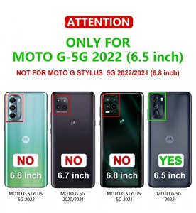 for Motorola Moto G-5G 2022 Case: Military Grade Shockproof Protection Cover with Kickstand | Matte Textured Rugged Protective TPU & Drop Proof Sturd