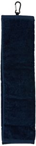 Callaway Tri-Fold Towel, Navy, 16 x 21 Inches
