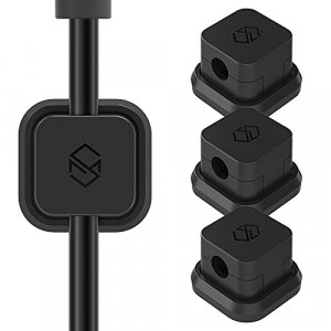 Sinjimoru Magnetic Cable Clips, Multipurpose Cable Management for Car and Office Supplies Self Adhesive Cable Organizer Clip. Magnetic Cable Holder 3