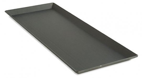 LloydPans Kitchenware Hard Anodized 5 Inch by 15 Inch Flatbread Pizza Pan Made in the USA