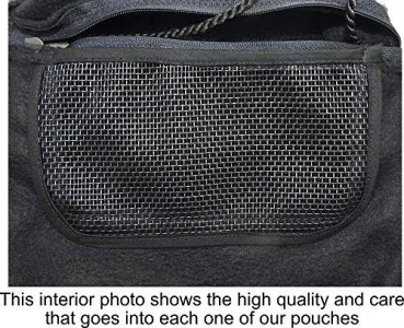 Bonding Carry Pouch (Black) for Sugar Gliders and other small pets