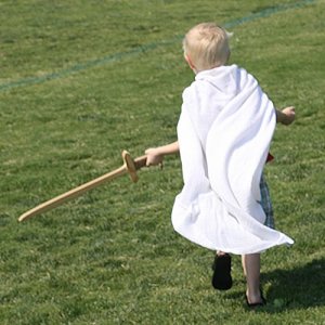 Adventure Awaits! - 2-Pack - Wooden Toy Sword - Handmade - Lightweight Wood Toy Sword Set for Outdoor Play