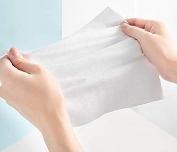 KMAKII Natural Clean Baby Dry Wipes Medical Standards Sensitive Skin Large Size 10 x 13.8 Inches 4 Pack of 50 Count,200-Total