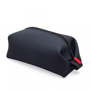 Tooletries - The Koby Dopp Kit - Silicone Toiletry Organizer, Bathroom Travel Bag - Features Heavy-Duty Zipper, Leak Resistance, Easy to Clean - Char