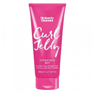 Umberto Giannini Curl Jelly Scrunching Jelly, Vegan & Cruelty Free Frizz Solution Gel for Curly or Wavy Hair, 200 ml