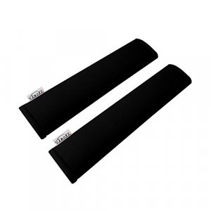GAMPRO Car Seat Belt Pad Cover kit, 2-Pack Black Cotton Soft Car Safety Seat Belt Strap Shoulder Pad for Adults and Children?Useful Shoulder Sui
