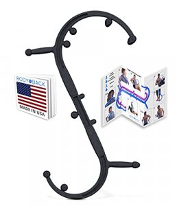 Body Back Buddy Elite USA Made Trigger Point Massage Tool, Shoulder Neck Back Handheld Self Massager, Manual Massage Cane, Hook, Muscle Knot