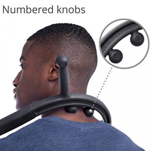 Body Back Buddy Elite USA Made Trigger Point Massage Tool, Shoulder Neck Back Handheld Self Massager, Manual Massage Cane, Hook, Muscle Knot