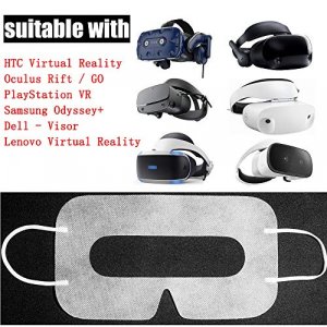 VR Mask 100pcs VR Experience Face Mask Sanitary Cloth Compatible VR Oculus Rift Playstation VR HTC Vive VR Goggle VR Box-Prevent Sweat and Dirt