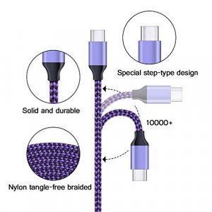 USB Wall Charger Phone Adapter Charging Block Brick Plug with 2Pack 6Ft Type C Charger Cable Cord for Samsung Galaxy S22 S21 S20 FE S10e S9 A03s A13 