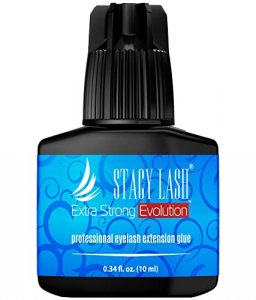 Extra Strong Evolution (0.34 fl.oz / 10 ml) Eyelash Extension Glue Stacy Lash / 1-2 Sec Drying time/Retention 8 Weeks/Maximum Bonding/Professiona