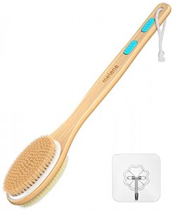 Olpchee Long Handle Bath Shower Body Brush Back Scrubber with Super Soft  Nylon Bristles (Blue)