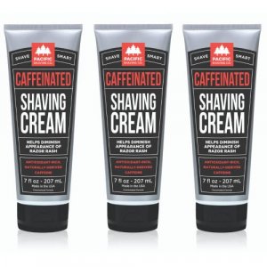 Pacific Shaving Company Caffeinated Shaving Cream - Helps Reduce Appearance of Redness, With Safe, Natural, and Plant-Derived Ingredients Soothes Ski