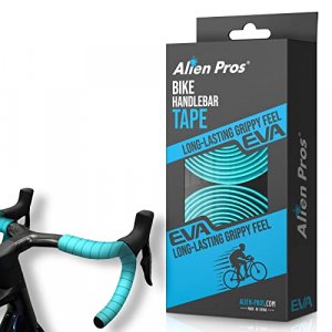 Alien Pros Bike Handlebar Tape EVA (Set of 2) Bianchi Green - Enhance Your Bike Grip with These Bicycle Handle bar Tape - Wrap Your Bike for an Aweso