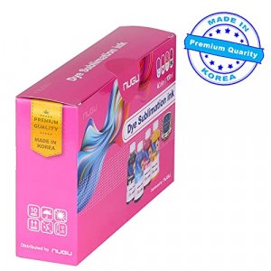 4 X 100ml Sublimation Ink, High Density Professional Dye Sublimation Refill Inks Made by in Korea, (for CISS). for Inkjet Printers, Heat Transfer on 