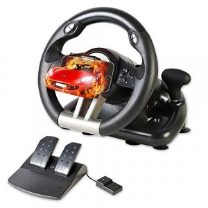Serafim R1+ Racing Gaming Steering Wheel with Sensitive Pedal and shifter Supports 9 Platforms: XBOX ONE / XBOX Series X&S / PlayStation / Switch / P
