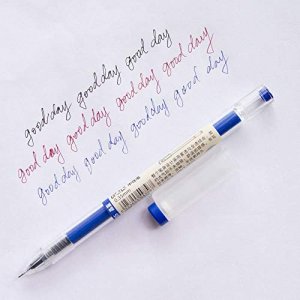 Bemlp Gel Ink Pen Extra Fine Point Pens Ballpoint Pen 0.35Mm