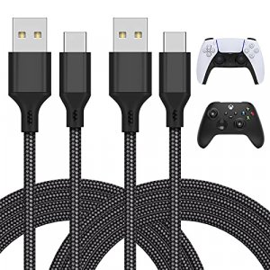 Charging Cable for Playstation 5/Xbox Series X/S/Switch OLED/Switch Lite/Switch Controller, Fast Charging USB Type C Charger Cord Campatible with Son