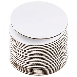 10 Inch White Cake Boards [24 Pack] Cake Rounds, Disposable Cake Board, Cake Base Cardboard, 10