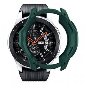 6 Packs Case Compatible Samsung Galaxy Watch 46mm / Gear S3 Frontier, NAHAI TPU Ultra-Slim Shock-Proof All-Around Cover Protective Bumper Shell for G