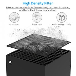 Dust Filter for Xbox Series X, Vent Dust Filter Cover Top Case Dust Proof Filter Cover for Xbox Series X- 2 Pack