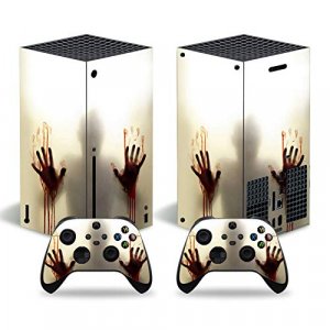 DAPANZ Protective Skin Sticker Vinyl Decal Full Cover for Xbox Series X Console and 2 Controllers Zombie