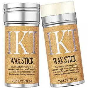 Hair Wax Stick, Styling Wax for Smooth Wigs, Slick Stick for Hair Non-greasy Styling Hair Pomade Stick for Flyaways Edge & Frizz Hair - 2.7 Oz