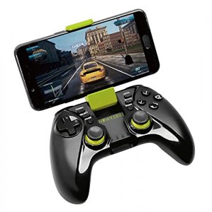 Hawksbill Wireless Gamepad Controller for iOS iPhone & Android - Bluetooth with L3 + R3 Buttons, Long Battery Life, Improved 8 Way D-Pad, Dual Vibrat