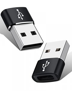 USB C Adapter, USB A To USB-C Converter Male To Female Type A Charger Cable Power OTG Adapter For iPhone 13 12 11 Pro Max SE, Samsung Galaxy S21 S20,