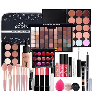 KARUIZI Makeup Kit All-in-one Makeup Gift Set for Women Full Kit, Eyeshadow Palette, Lip Gloss Set, Lipstick, Blush, Foundation, Concealer, Mascara,