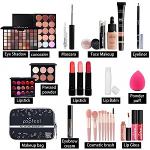KARUIZI Makeup Kit All-in-one Makeup Gift Set for Women Full Kit, Eyeshadow Palette, Lip Gloss Set, Lipstick, Blush, Foundation, Concealer, Mascara,