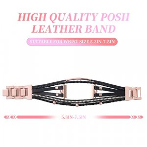  WONMILLE Posh Leather Bands Compatible With Apple