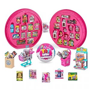 Mini Toys Toy Mini Brands Series 2 Set - Mini Brands Toy Collectors Case Bundle with Pikmi Pop Stickers and More (Toy Mini Brands Bulk)