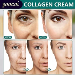 Collagen Cream,Face Moisturizer,Day & Night Anti Aging Collagen Cream,Natural Formula with Hyaluronic Acid & Vitamin C - Firming Cream to Smooth Wrin