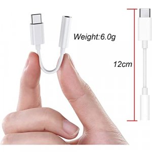 USB C Male to 3.5mm Female Headphone Jack Adapter(2 Pack),Type C to Aux Audio Dongle Cable Cord Compatible with Samsung Galaxy S22 S21 Ultra S20 S10 