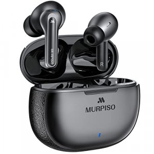 MURPISO Wireless Earbuds, Active Noise Cancelling Wireless Earbuds, in-Ear Bluetooth 5.2 Headphones with 4 Mics, 35 Hours Playtime, IPX6 Waterproof, 