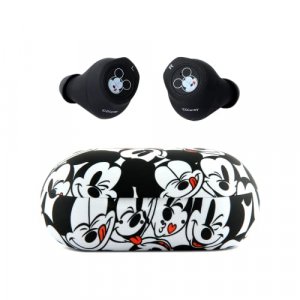 Disney Mickey Mouse Bluetooth Earbuds with Charging Case- Bluetooth Wireless Headset with Built-in Mic and 30 Hours of Playtime- Disneyland Essential