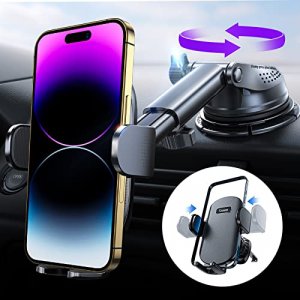 Phone Holder Mount for Car [Newest Rotatable Design] LISEN Car Phone Holder Mount, Dashboard Phone Mount for Car, Cell Phone Holder Car Compatible fo
