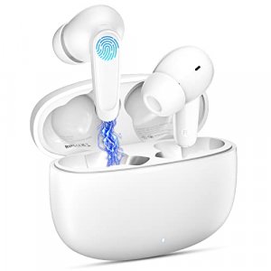 Wireless Earbuds Bluetooth 5.2 in-Ear Headphones for Samsung Z Fold 4 Flip 3 iPhone 14 Pro Max 13 12, Noise Cancelling Mic Bass Sound Sport Headset G