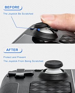 20 Pcs DEVASO Joystick Protectors, White Silicone Elastic Joystick Protector Ring,Invisible Protection During Gaming, Compatible with Steam Deck/Xbox