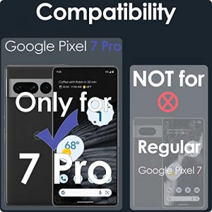 ROSAUI for Google Pixel 7 Pro Screen Protector and Camera Lens Protector, 2 Pack Face Display Hydrogel Soft Plastic Protective Film, 2 Pack Rear Came