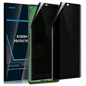 [2 Pack] Hokwep Designed for Google Pixel 7 Privacy Screen Protector, Flexible Soft TPU Film 6.3 Inch 5G [Support Fingerprint Unlock] Anti Scratch Ca